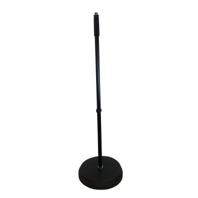 VEC137_Microphone Stand Round Base Black_Complete.jpg